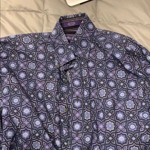 Alan Flusser Long Sleeve Dress Shirt